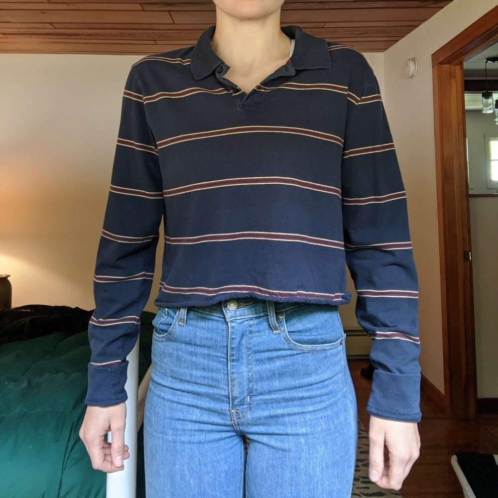 Cropped Vans Longsleeve Polo